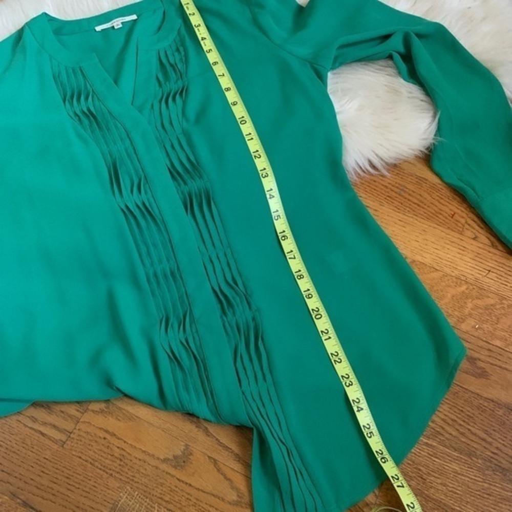 Stitch Fix 41 Hawthorn Green Button Down Blouse M View 5